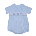 Baby Sen Blue Bryn Cars Knit Bubble