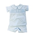 Remember Nguyen Blue Madison Cross Short Set