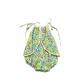 Sage & Lilly Coral Floral Apron Bubble