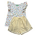 Sage & Lilly Sail Away Ruffle Sleeve Short Set