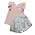 Sage & Lilly Mermaid Ruffle Sleeve Short Set