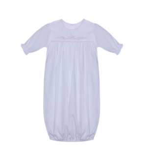 Baby Sen White Bailey Bow Daygown
