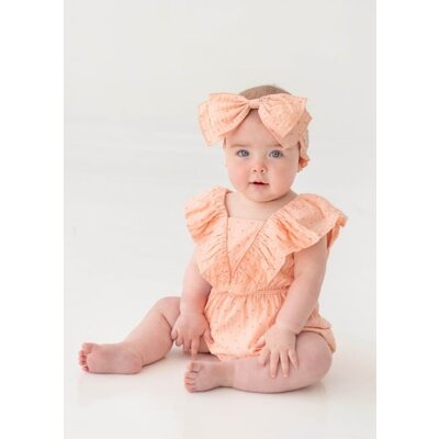 Mabel and Honey | Isobella and Chloe Heartstrings Pink Romper