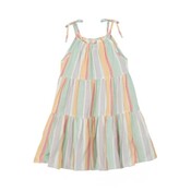 Mabel and Honey | Isobella and Chloe Malibu Multi-Stripe Dress