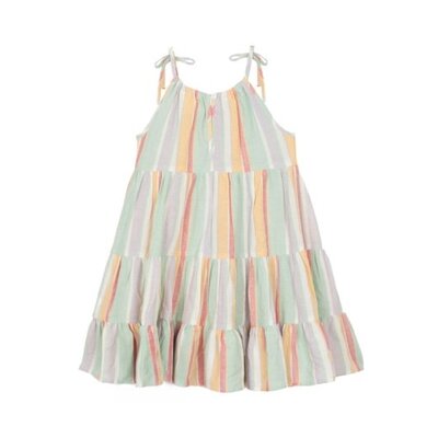 Mabel and Honey | Isobella and Chloe Malibu Multi-Stripe Dress