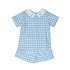The Oaks Apparel John Mint Blue Windowpane Short Set