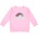 Rainbow Sequin Patch Pink Sweatshirt
