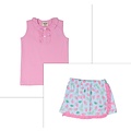 The Oaks Apparel Lucy Hot Pink Top w/Evelyn Berry Sweet Skort