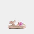 ShuShop Alyssa Mini Bright Multi Stripe Sandal