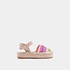 ShuShop Alyssa Mini Bright Multi Stripe Sandal