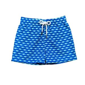 Saltwater Boys Company Saint Simons Swim Trunk Bait Fish Blue