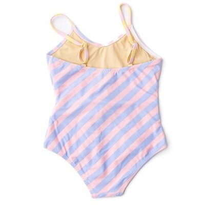 Shade Critters Multi Pastel Stripe 1pc Wrap Swimsuit