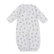 Kissy Kissy Playground Pups Printed Convertible Gown