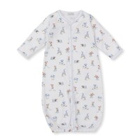 Kissy Kissy Playground Pups Printed Convertible Gown