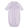 Kissy Kissy Summer Gardens Print Lilac Smocked Sack