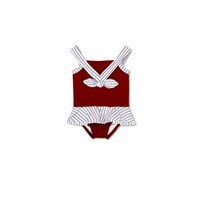 Set Fashions Relay Red/All-American Ruffle Skirt 1PC Swim