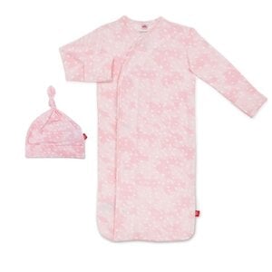 Magnetic  Me Pink Doeskin Modal Magnetic Gown & Hat