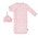 Magnetic  Me Pink Doeskin Modal Magnetic Gown & Hat