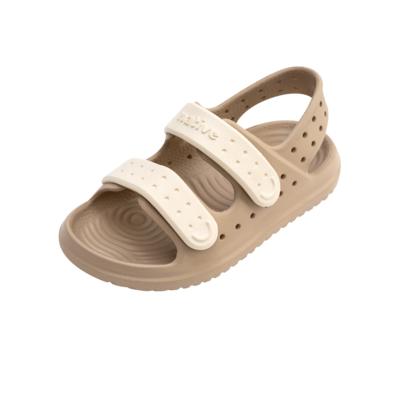 Native Chase Flax Tan/Bone White Sandal