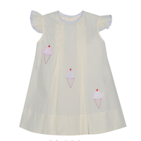 Remember Nguyen Yellow Reese Ice Cream Cone Dress