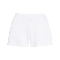 Bisby White Basic Shorts