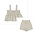 Mayoral Olive Stripe Strap Tank Top/Short Set
