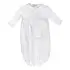Petit Ami White Smocked Gown w/ Hat