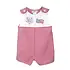 Petit Ami Red Check Emb. Flag and Fireworks Sunsuit