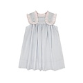 Lullaby Set Simply Blue Seersucker Frances Flap Dress