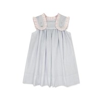 Lullaby Set Simply Blue Seersucker Frances Flap Dress