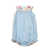 Lulu Bebe Under the Sea Sleeveless Smocked Bubble