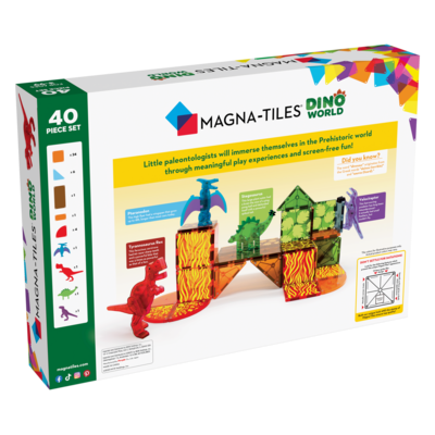 Magnatiles Dino World 40 Piece Set