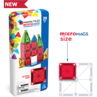 Magnatiles Micro Magnatiles 26 Piece Travel Set