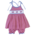 Lulu Bebe Flag Smocked Spaghetti Strap Short Set