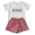 Lulu Bebe Flag Smocked Short Set