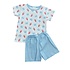 La Luna Crab Pima SS Boy Short Set