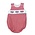 Lulu Bebe Flag Smocked Red Gingham Boy Bubble