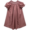 Vive La Fete South Carolina Gamecocks Smocked Maroon Gingham Bishop