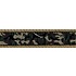 Preston Leather Green Camo on Khaki Cotton Web Belt w/ Leather Tabs