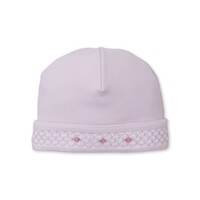 Kissy Kissy Pink Hat w/ Hand Smocking