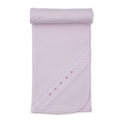 Kissy Kissy Pink Blanket w/ Hand Smocking