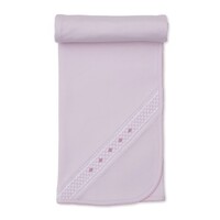 Kissy Kissy Pink Blanket w/ Hand Smocking