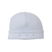 Kissy Kissy Light Blue Hat w/ Hand Smocking