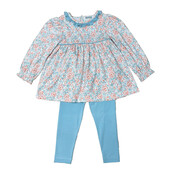 Ishtex Textile Products, Inc Shallot Rose Leggings Set