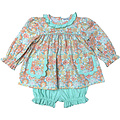 Ishtex Textile Products, Inc Retro Daisy Bloomers Set