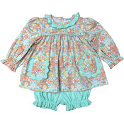 Ishtex Textile Products, Inc Retro Daisy Bloomers Set