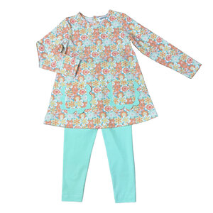 Ishtex Textile Products, Inc Retro Daisy Leggings Set