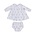 Angel Dear Country Girl Floral Simple L/S Peter Pan Collar Dress/Diaper Cover Set