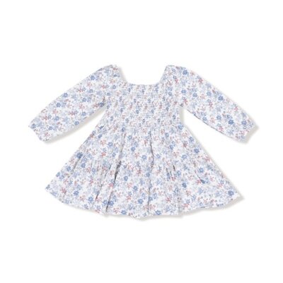 Angel Dear Country Girl Floral Cap Sleeve Dress/Bamboo Legging Set