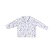 Angel Dear Country Girl Floral Quilted Jacket W/ Peterpan Collar